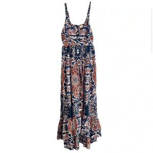 L’AGENCE Rosalina Pleated Silk High Low Maxi Dress Size 4